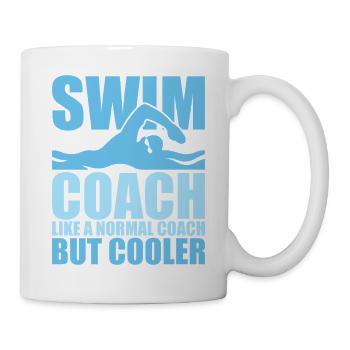Schwimmen Wassersport Schwimmer Geschenke - Tasse - Weiß - Rechts