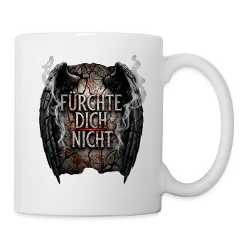 FÜRCHTE DICH NICHT Stein Engelsflügel - Tasse - Weiß - Rechts