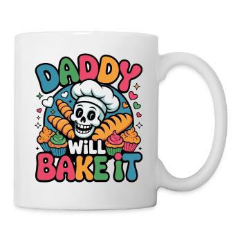 Daddy Will Bake It Skull Bakery - Mug - white - Right