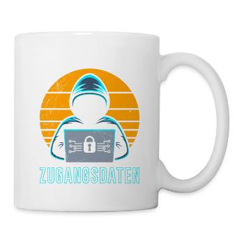 Science Coder BIN DER HERR DEINER ZUGANGSDATEN - Tasse - Weiß - Rechts
