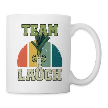 Halérophile TEAM LAUCH Drôle - Mug blanc - blanc - Droite