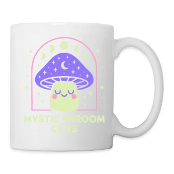 Mystische Hände-Linienkunst - Tasse - Weiß - Rechts