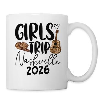 Girls Trip Nashville 2026 - Tasse - Weiß - Rechts