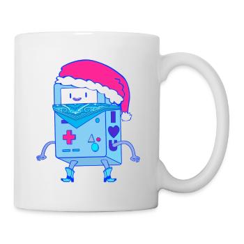Kawaii Christmas Robot Santa Bot - Mug - white - Right