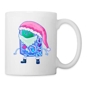 Christmas Game Console Kawaii Robot Santa - Mug - white - Right