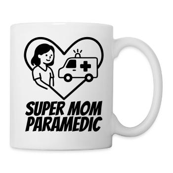 Super Mama Sanitäterin – Rettung Herz - Tasse - Weiß - Rechts
