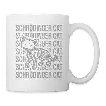 Le chat de Schrödinger - Mug blanc - blanc - Droite