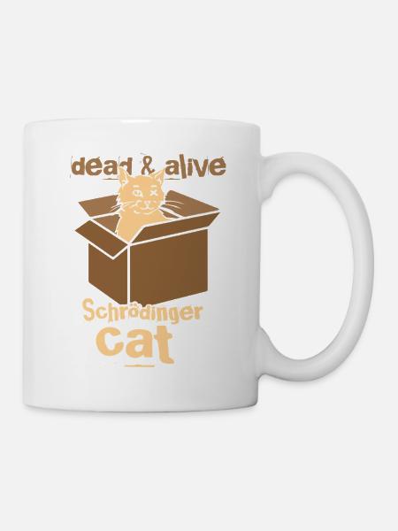 Schrödingers Katze - Tasse - Weiß