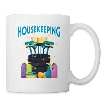 Cleaning Team Motif Housekeeping - Mug - white - Right