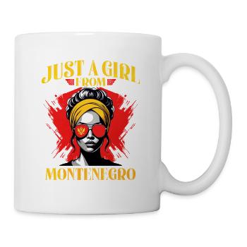 Une seule fille du Monténégro - Mug blanc - blanc - Droite