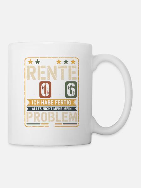 Rente 2026 – Ich habe fertig - Tasse - Weiß