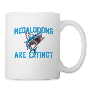 Accessoires de mégalodon pour dents d’amoureux de requin - Mug blanc - blanc - Droite