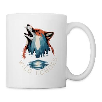 Wild Echoes Forest Fox Nature Landscape - Mug - white - Right