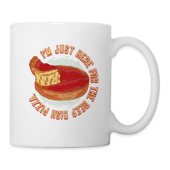 Plat profond Pizza Chicargo - Mug blanc - blanc - Droite