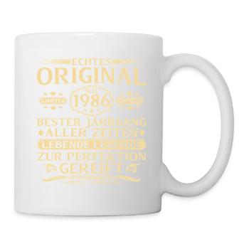 40e anniversaire Real original depuis 1986 - Mug blanc - blanc - Droite
