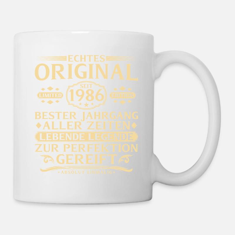 40th Birthday Real original since 1986 - Mug - white