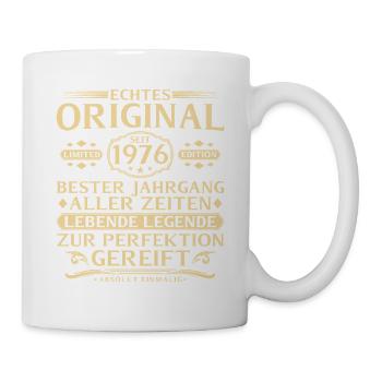 50th birthday Real original since 1976 - Mug - white - Right