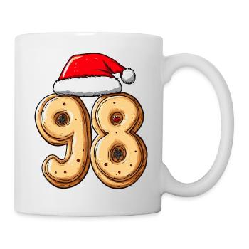 98 Biscuit Noël - Mug blanc - blanc - Droite