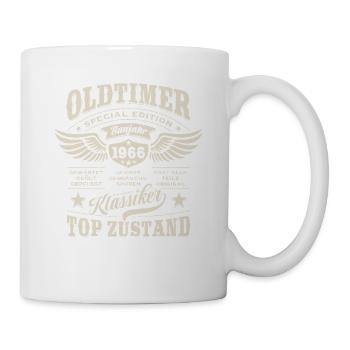 Oldtimer Modell 1966 | Geburtstag Geschenk - Tasse - Weiß - Rechts