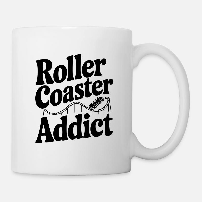 Roller Coaster Addict - Mug - white
