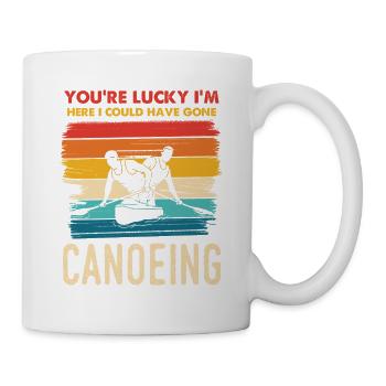 Canoe Saying Rainbow Style - Mug - white - Right