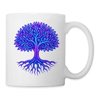 Baum des Lebens - Tasse - Weiß - Rechts