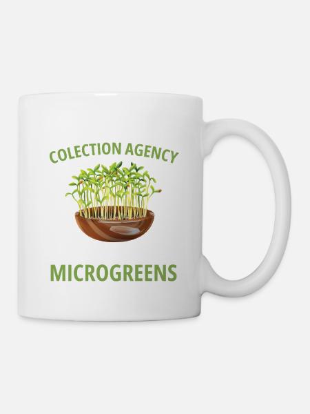 Microgreen Gartenset Sprout Farmer Microgreens - Tasse - Weiß