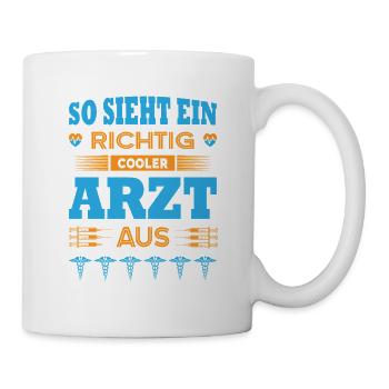 Pflegerin Geschenke Pflege Lustig Krankenpflegerin - Tasse - Weiß - Rechts