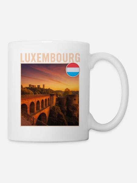 Luxemburg - Tasse - Weiß