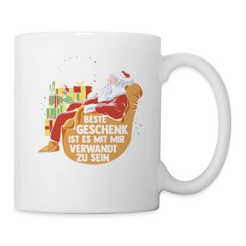 Weihnachtsmann Weihnachtszeit Weihnachts - Tasse - Weiß - Rechts