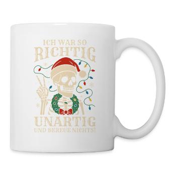 Santa Claus Christmas Time Naughty Christmas - Mug - white - Right