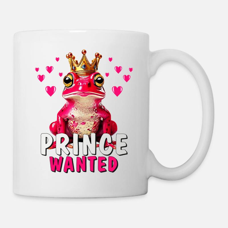 PRINCE GRENOUILLE RECHERCHÉ - Mug blanc - blanc