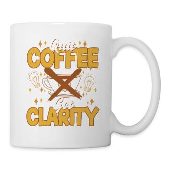 Kaffeeentzug Koffeinfrei Ex-Kaffeetrinker - Tasse - Weiß - Rechts