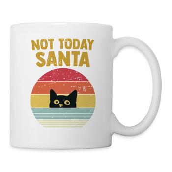It's Not Today Christmas Gift Humor Cat - Mug - white - Right