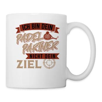 Les joueurs de padel SONT VOTRE PARTENAIRE DE PADEL, PAS VOTRE BUT - Mug blanc - blanc - Droite