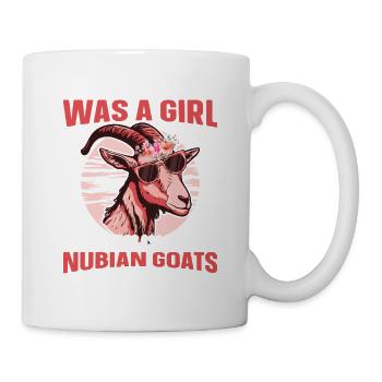 Amant nubien des chèvres Amant en peluche - Mug blanc - blanc - Droite