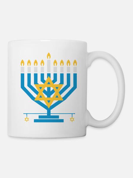 Hanukkah  - Tasse - Weiß