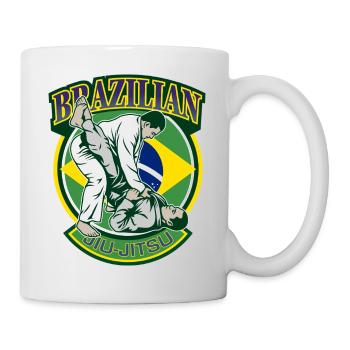 Brasilianische Jiu-Jitsu-Kampfkünste - Tasse - Weiß - Rechts