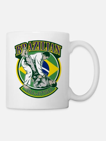 Jiu-Jitsu brésilien Arts martiaux - Mug blanc - blanc