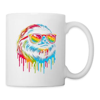 Sloth Sloth Art Lazy Sloth Fan - Mug - white - Right