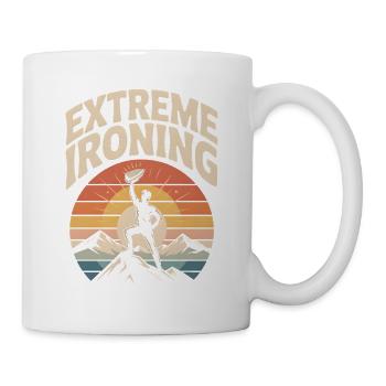 Repassage extrême Alpinisme - Mug blanc - blanc - Droite