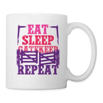 Femme de fermier Mère Manger Sommeil Gardienne - Mug blanc - blanc - Droite