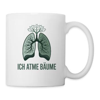  Ich Atme Bäume - Naturverbundenheit Und - Mug - white - Right