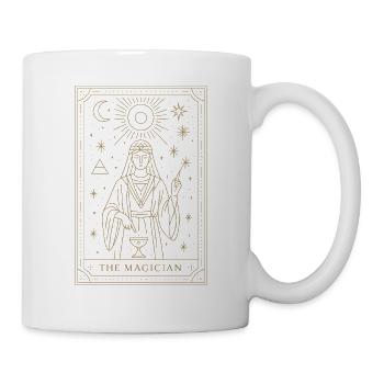 Mystische Tarotkarte The Magician Design - Tasse - Weiß - Rechts