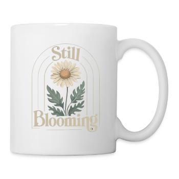 Sanfte Vintage-Margerite - Tasse - Weiß - Rechts