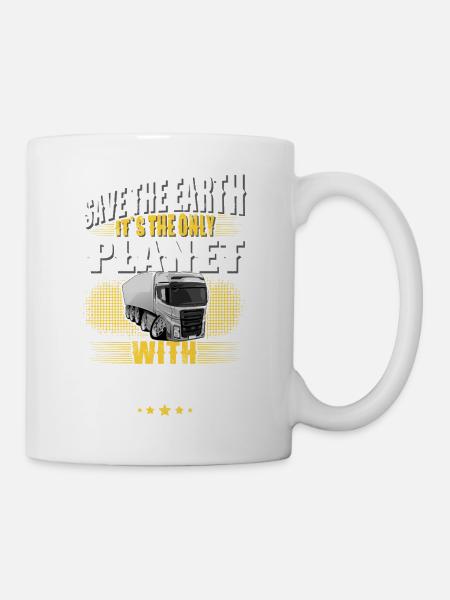 Lkw Fahrer - Tasse - Weiß