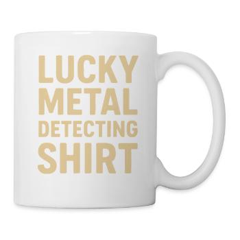 Glücksmetall-Erkennungs-Hemdendetektor-Schatz - Tasse - Weiß - Rechts