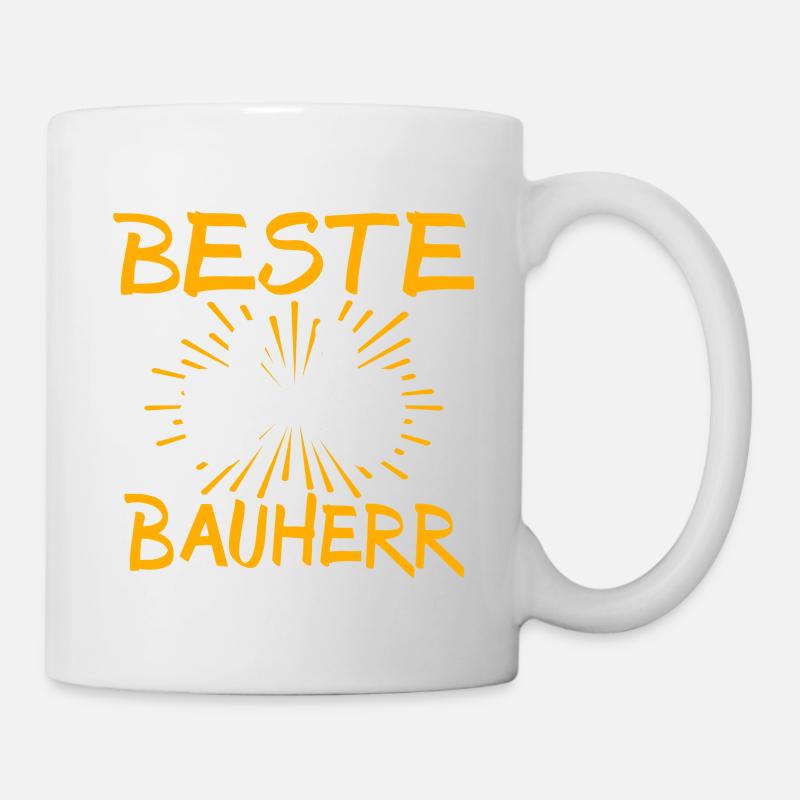 Bauherr Geschenkidee - Tasse - Weiß