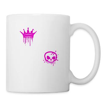 Chefin des Grauens – Witziger Frauen Spruch - Tasse - Weiß - Rechts