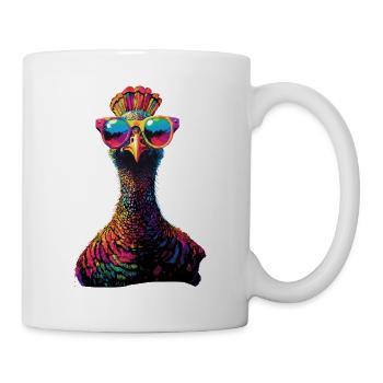 Dinde Poules Oiseaux Dinde - Mug blanc - blanc - Droite